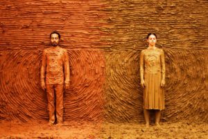 Untitled / 2015 / Wet clay / Digital photograph / 44" x 60" / Sanskriti Kendra, Delhi, India